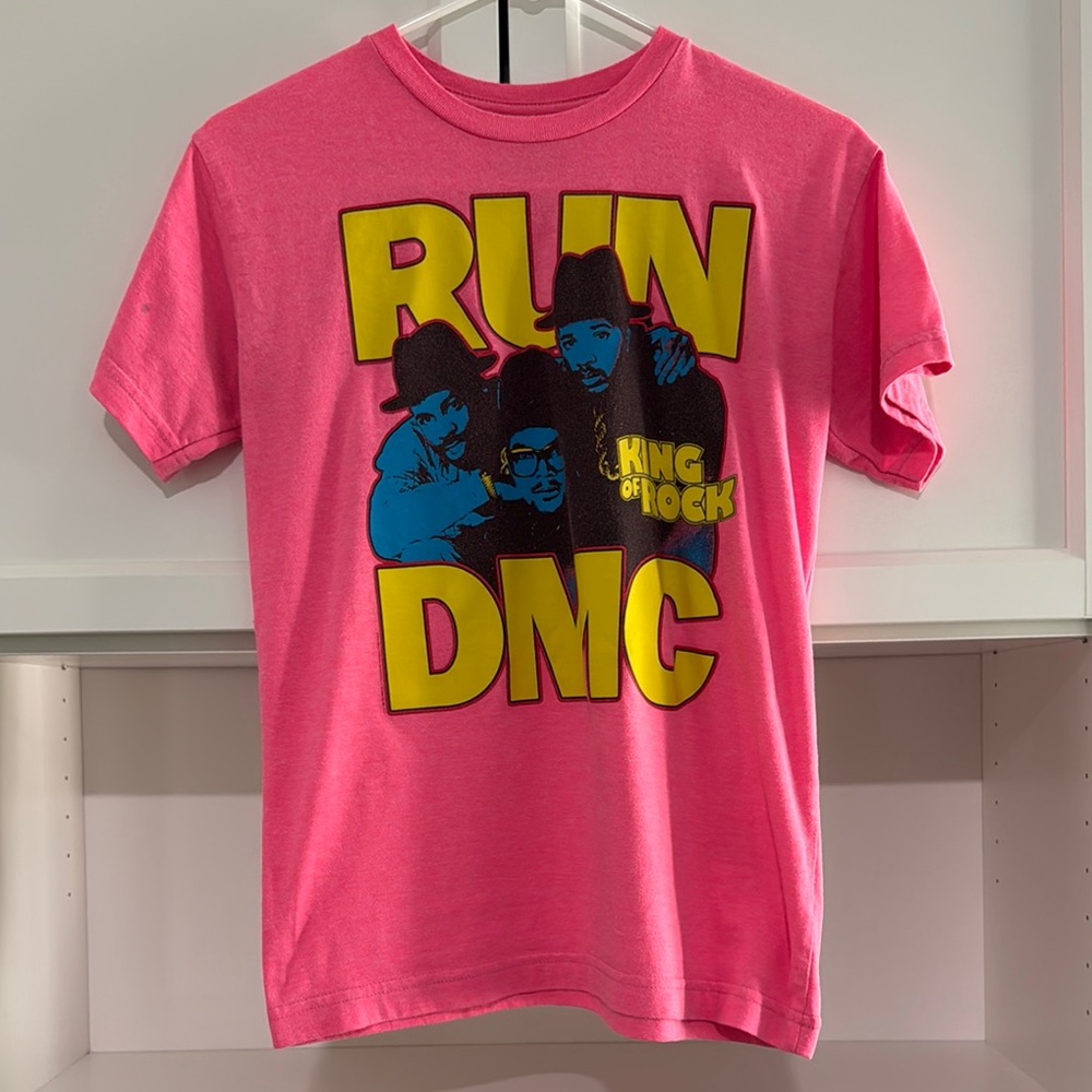 Pink Run DMC Graphic T-Shirt